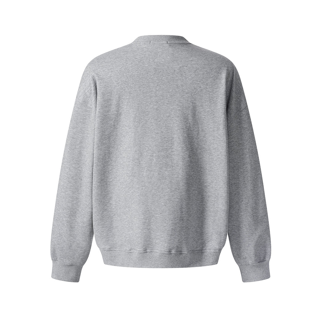 Round neck sweatshirt for men