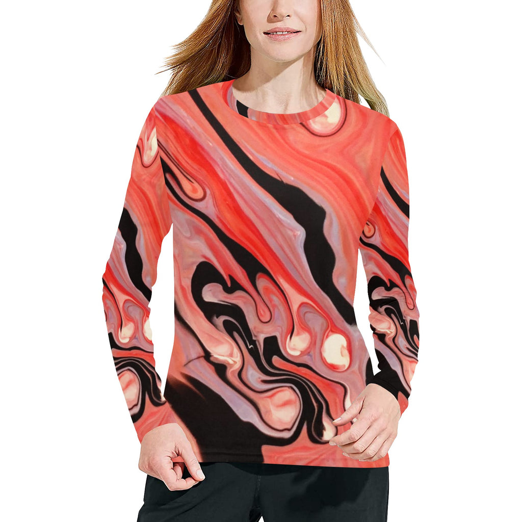 Women's All Over Print Pajama Top (Sets 07)