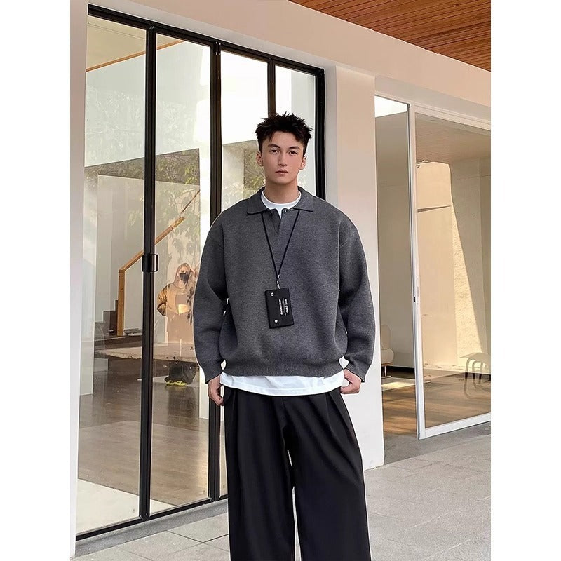 SmaColor Crewneck Sweater for Men