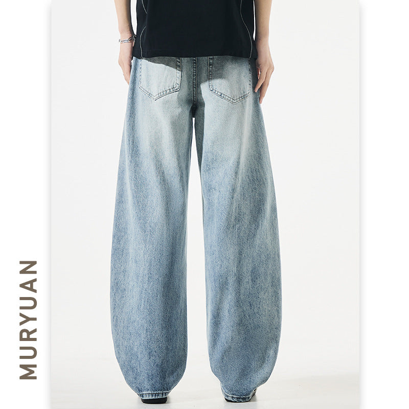Men's Wear Fashion Straight Leg Denim Pants
