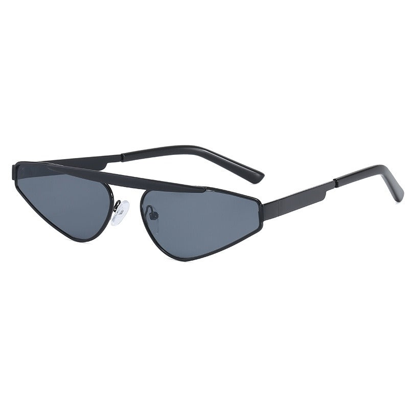 Sunglasses, Female Personality Triangle Street Photo Glasses, Small Frame Sunglasses