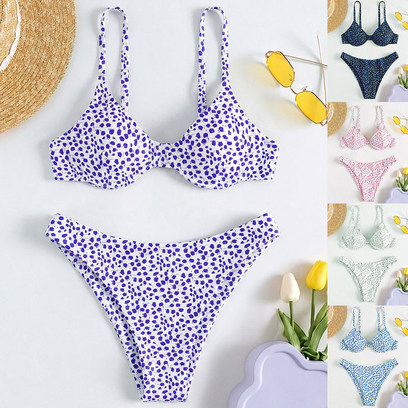 Dot Sexy Separated Bikini Swimwear for Women