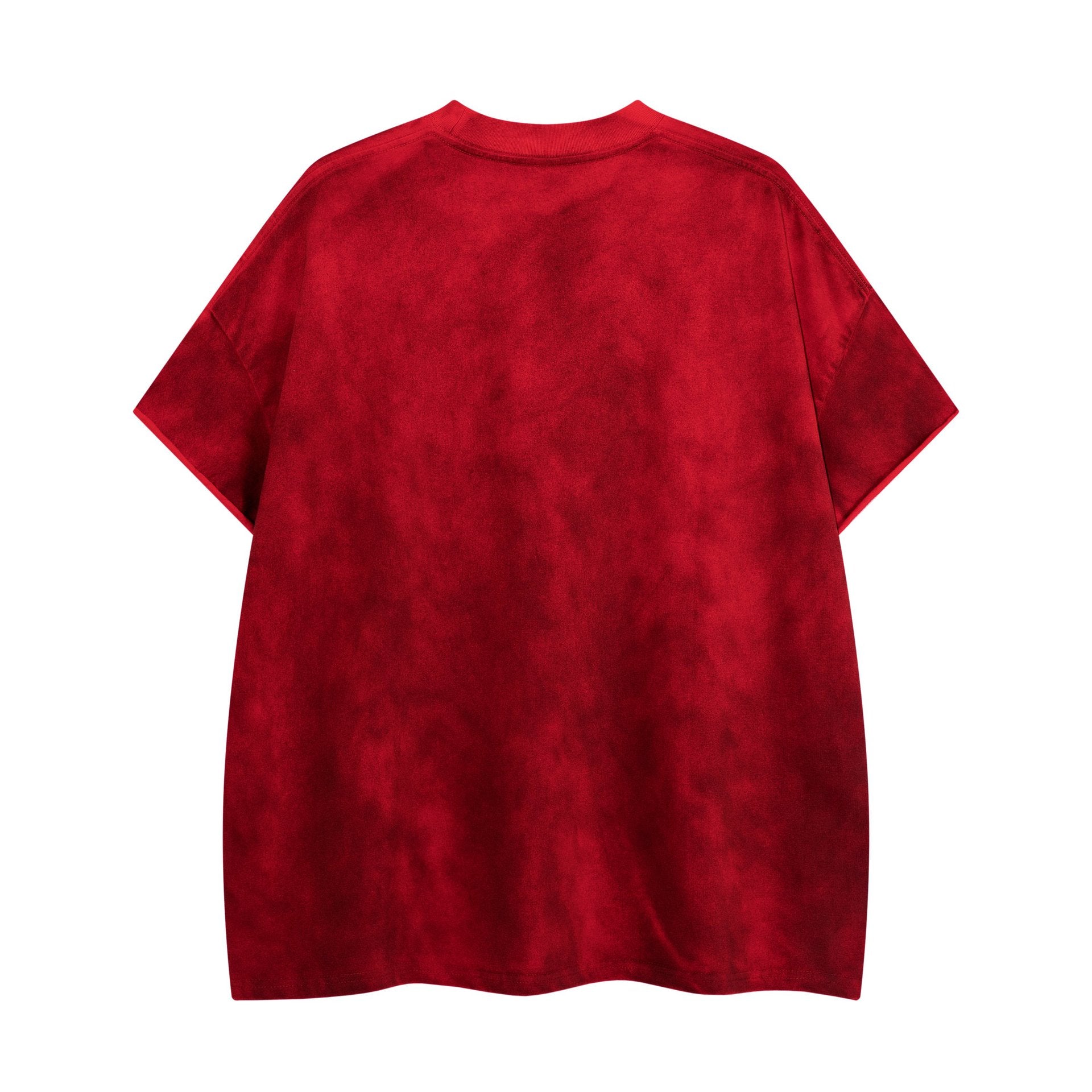 Tie dye embroidery to make old short sleeves