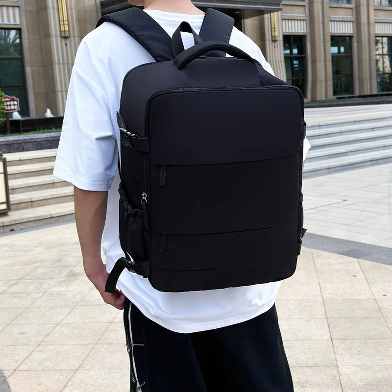 Premium Travel Backpack: Airplane-Approved Laptop Bag for School & Work, Waterproof Carry-On for Men & Women