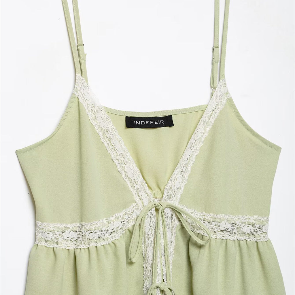 Hot girl lace lingerie style camisole top