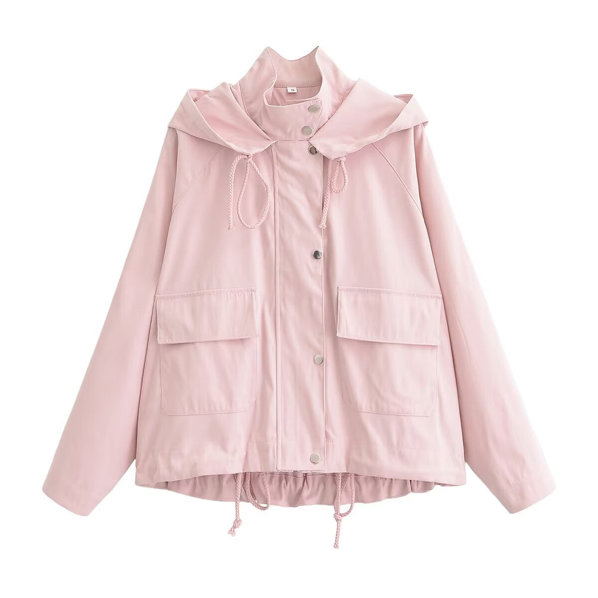 Loose casual hooded jacket