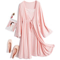 Modest Modal Postpartum Clothing Lightweight Pregnant Sleepwear Home Wear Fashion Dress Nursing Set Two-Piece Set