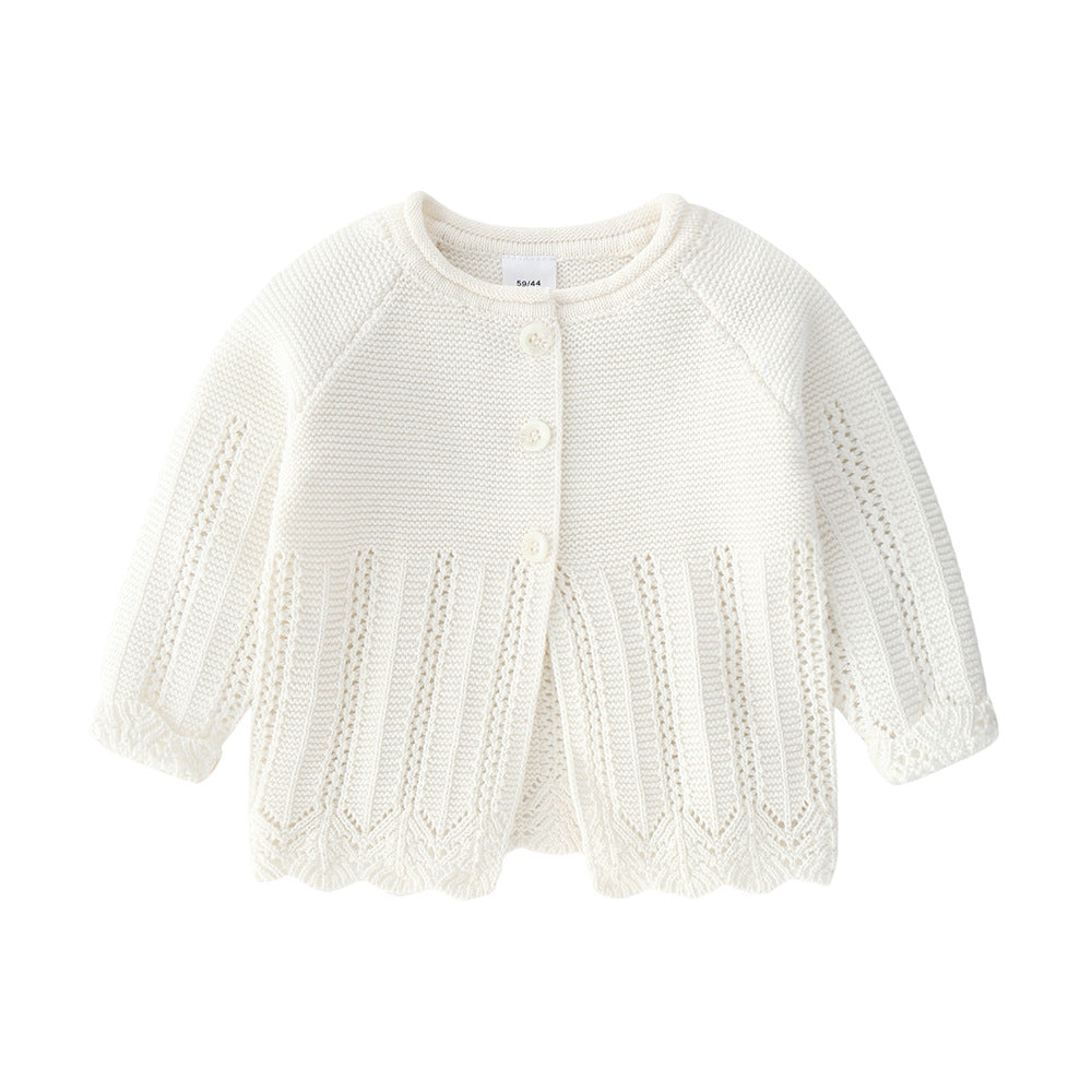 Long sleeved single breasted cardigan jacket