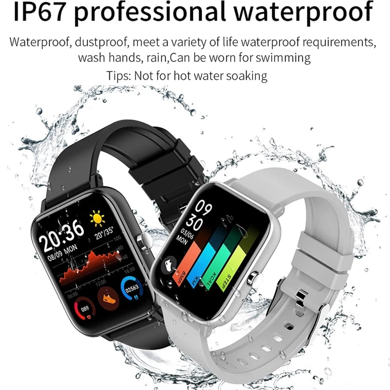 New Bluetooth Call Smart Watch Women Full Touch Bracelet Fitness Tracker Blood Pressure Smart Clock Men Smartwatch Ladies