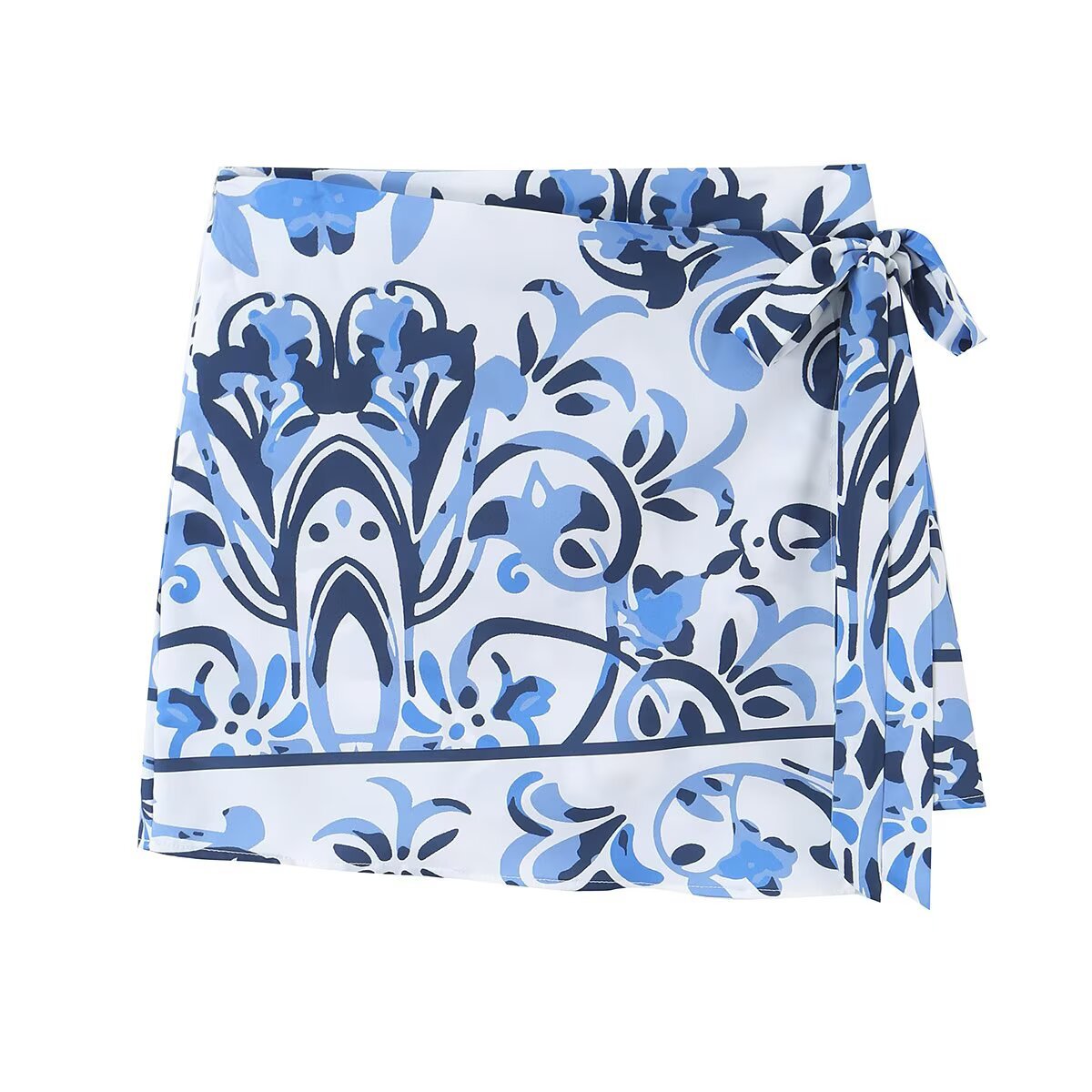 Spicy girl casual versatile printed short skirt