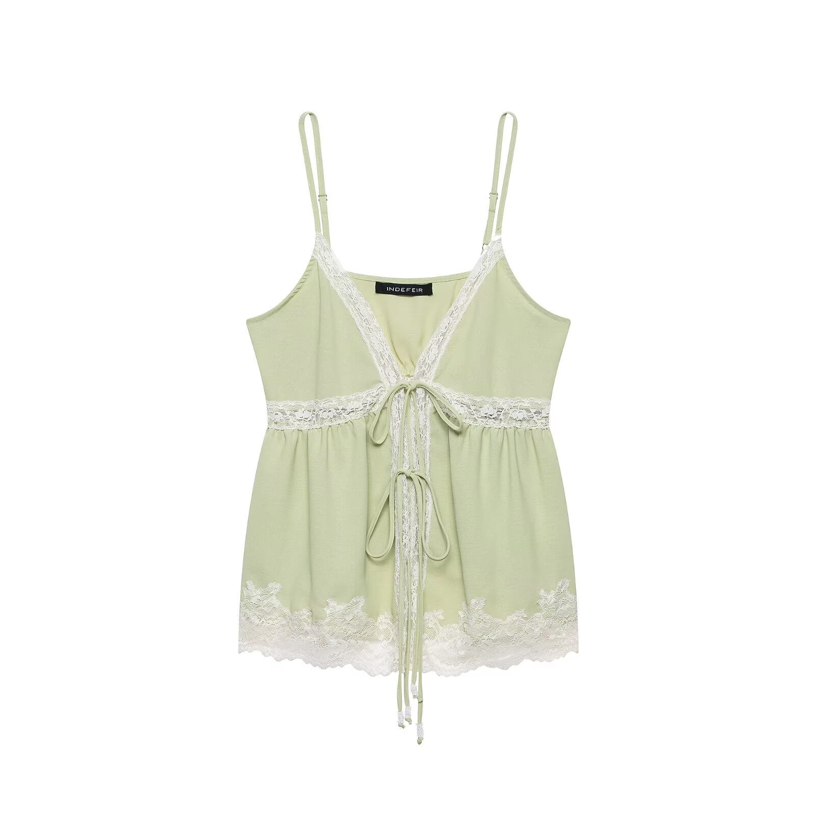 Hot girl lace lingerie style camisole top