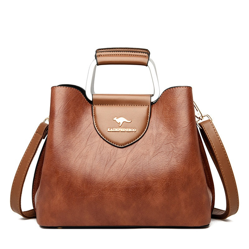 Cross shoulder bag women's handbag women's bucket bag