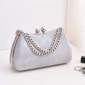 Black PU dinner minimalist handbag