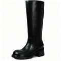 Long boots retro women's campus western cowboy boots