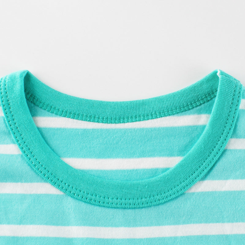 Baby Clothes Kids Striped Short Sleeve T-Shirt