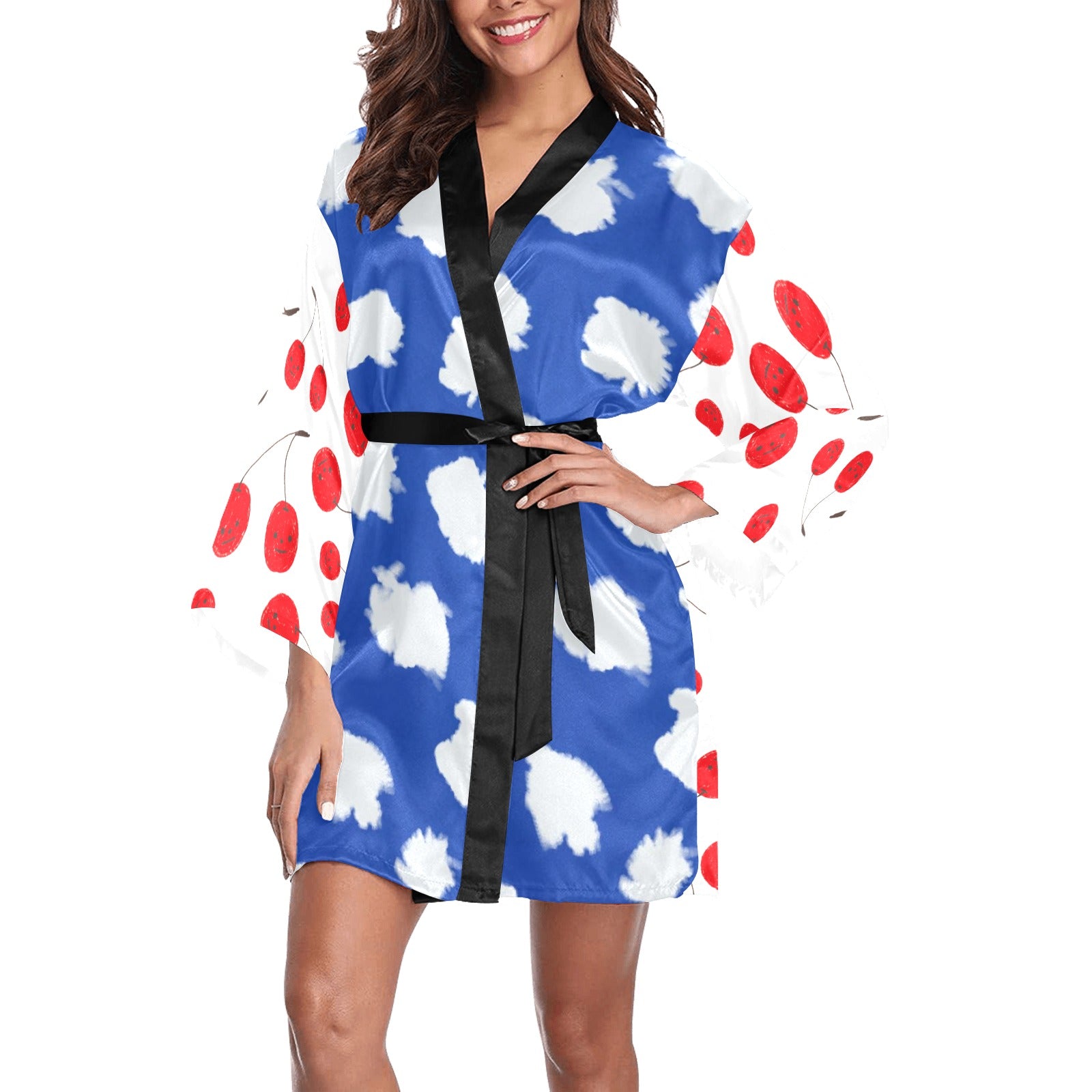 Women's Long Sleeve Kimono Robe