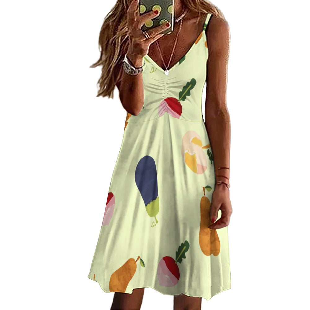 Long suspender dress
