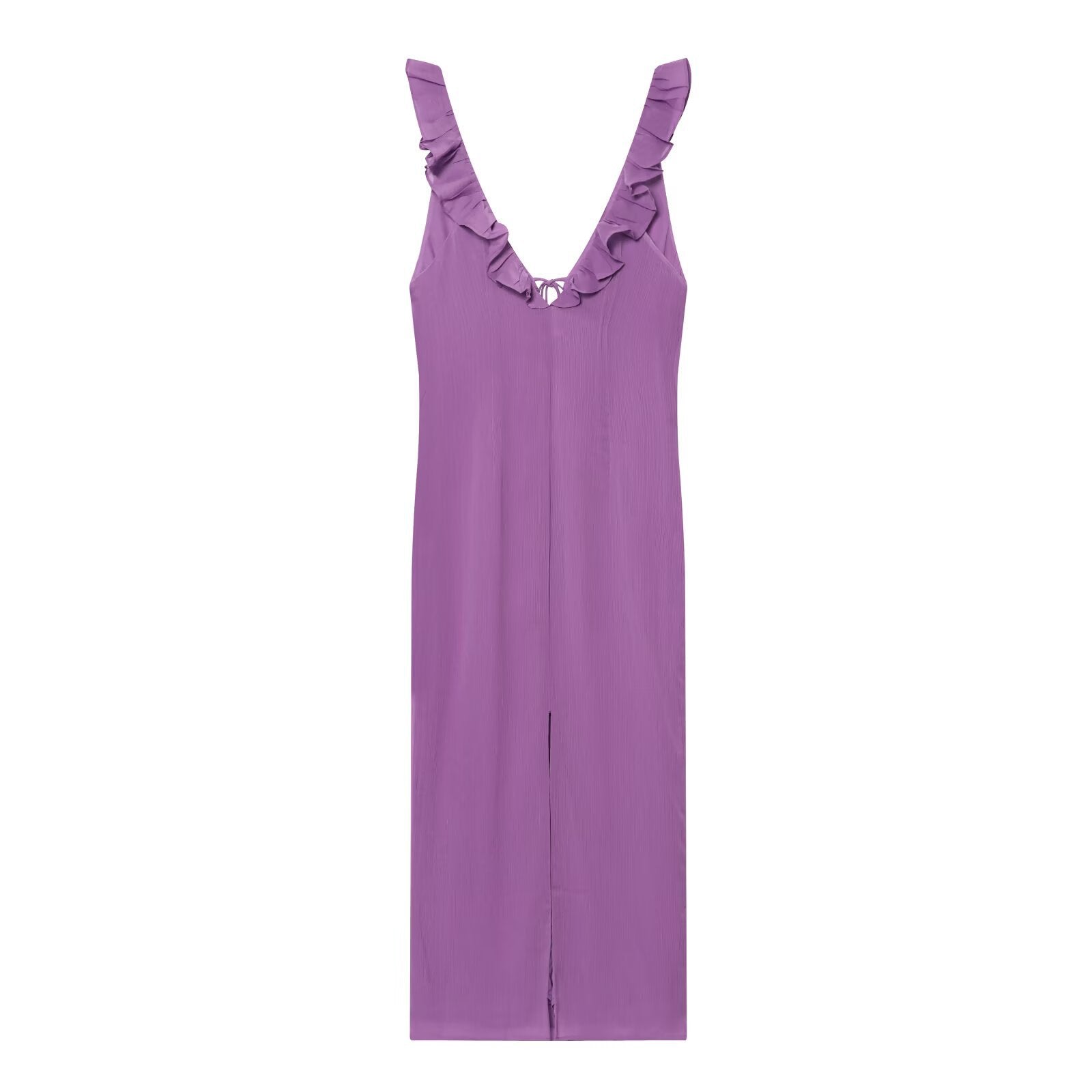 Ruffle women's dress with ruffled edges for summer