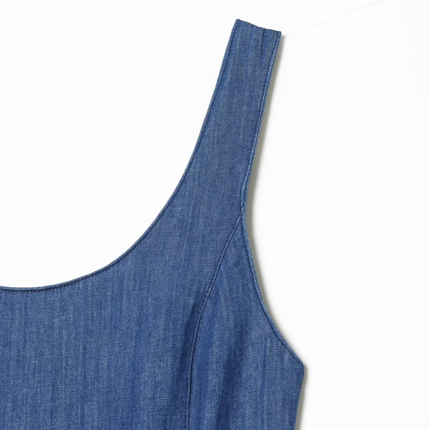 Stacked decorative MIDI camisole dress
