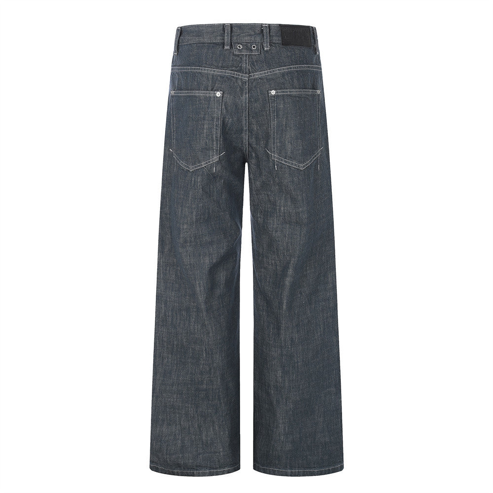 straight-leg jeans