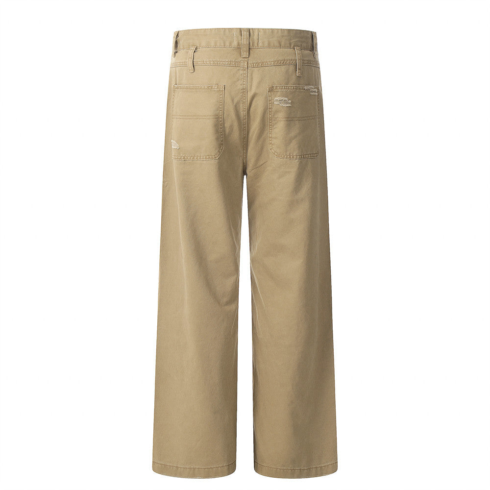Straight leg jeans for men