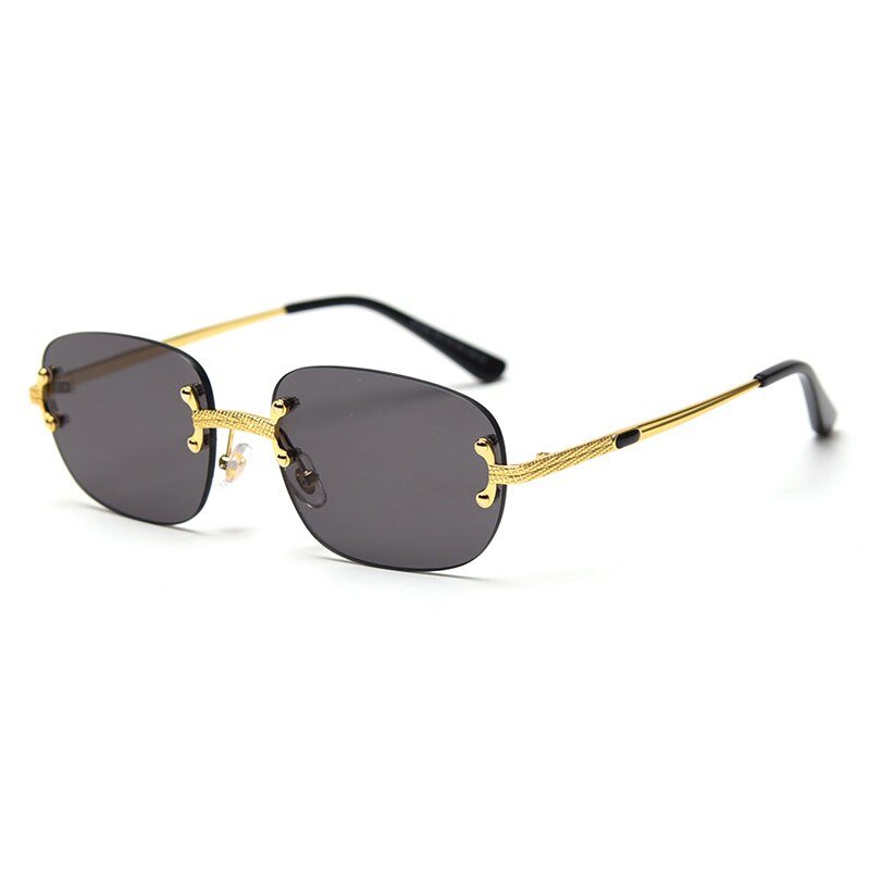 Rimless Sunglasses Women Retro Square Frameless Sun Glasses Men In Bulk Vendor Sun Glasses For Women Fashion