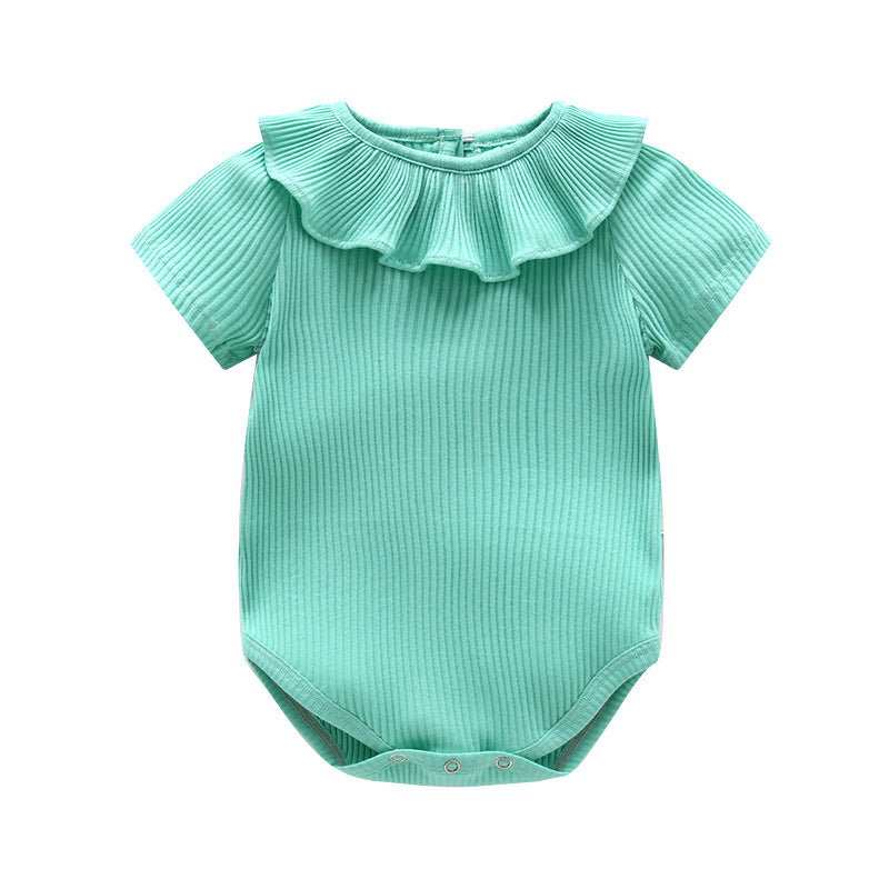 Short sleeved baby bag fart clothes