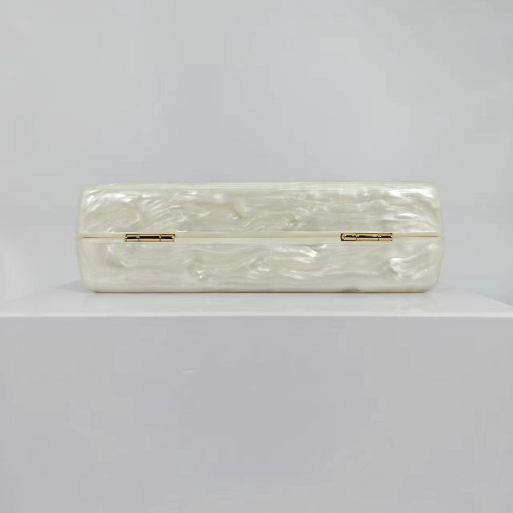 New luggage with acrylic personality, cute, simple, sweet, wedding banquet bag, one shoulder diagonal cross, fashionable woman