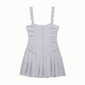 Spicy girl fluffy embroidered short dress