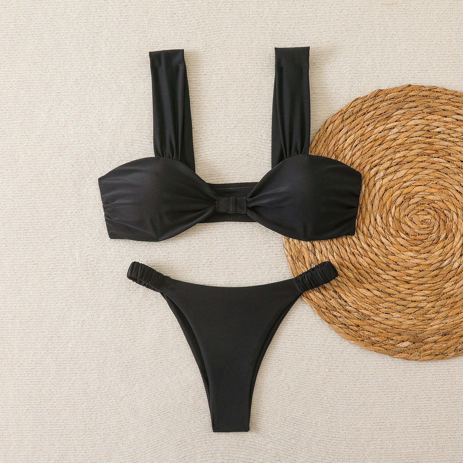 Split bikini swimsuit