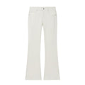 Retro style low waisted flared jeans