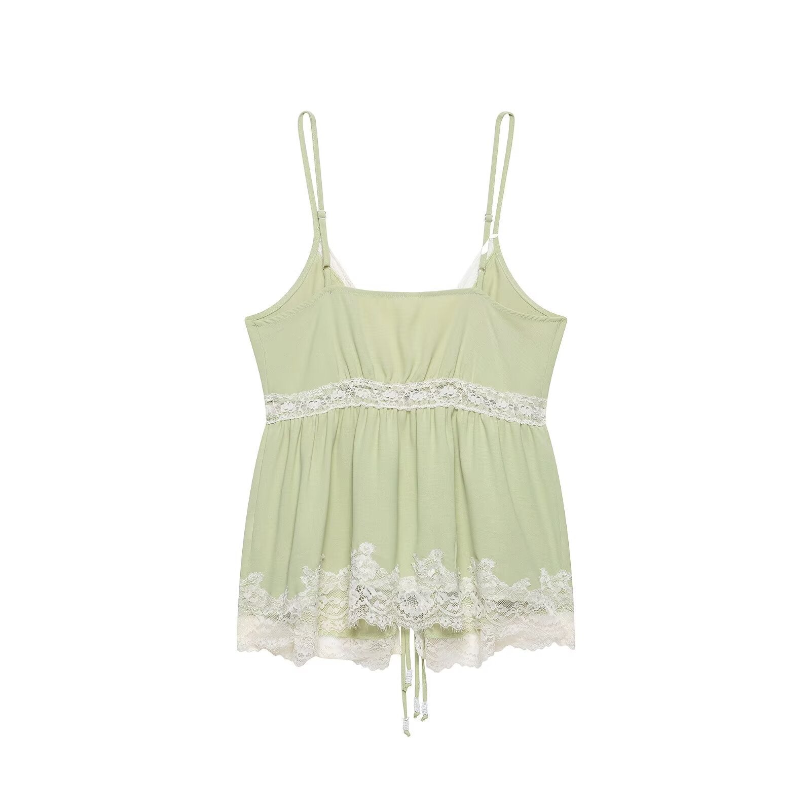 Hot girl lace lingerie style camisole top