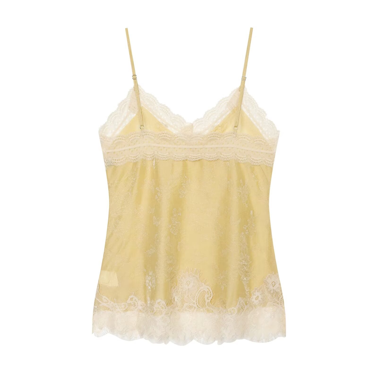 Lace Jacquard Top+Lace Shorts Set