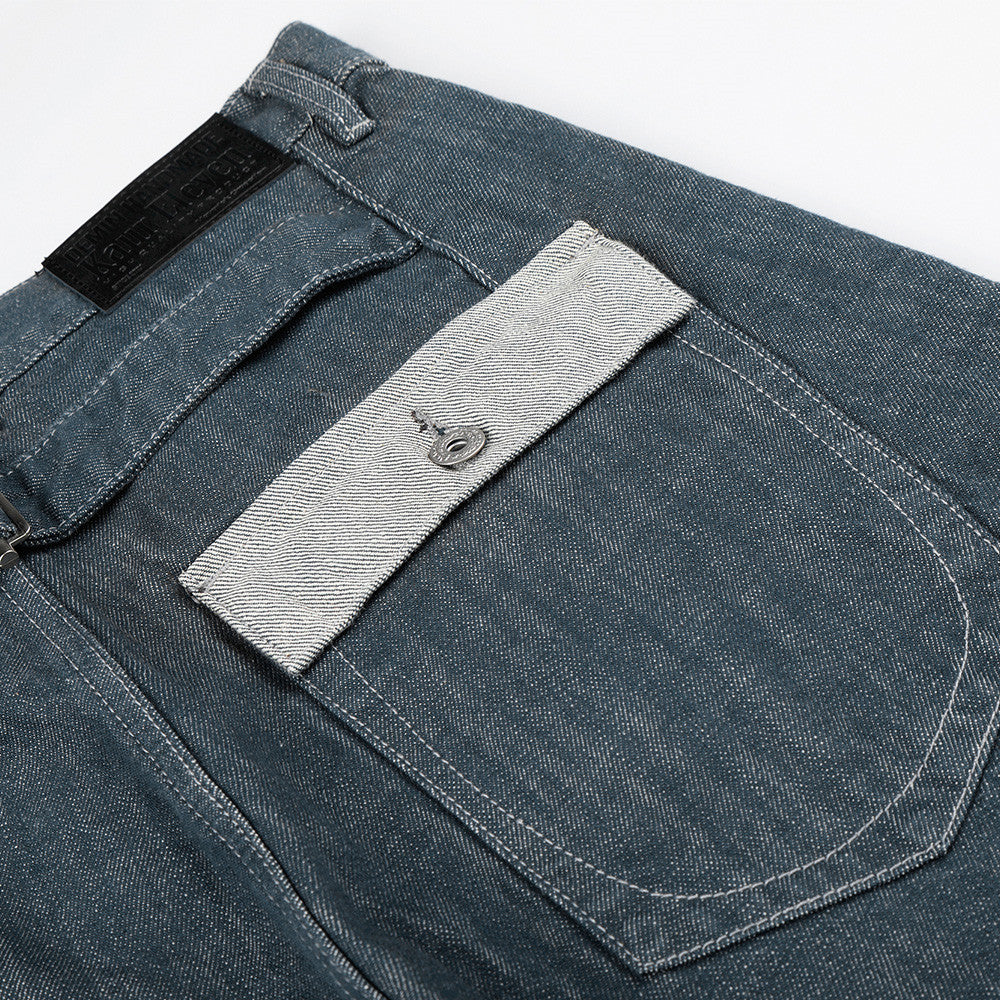 Contrast pocket denim pants