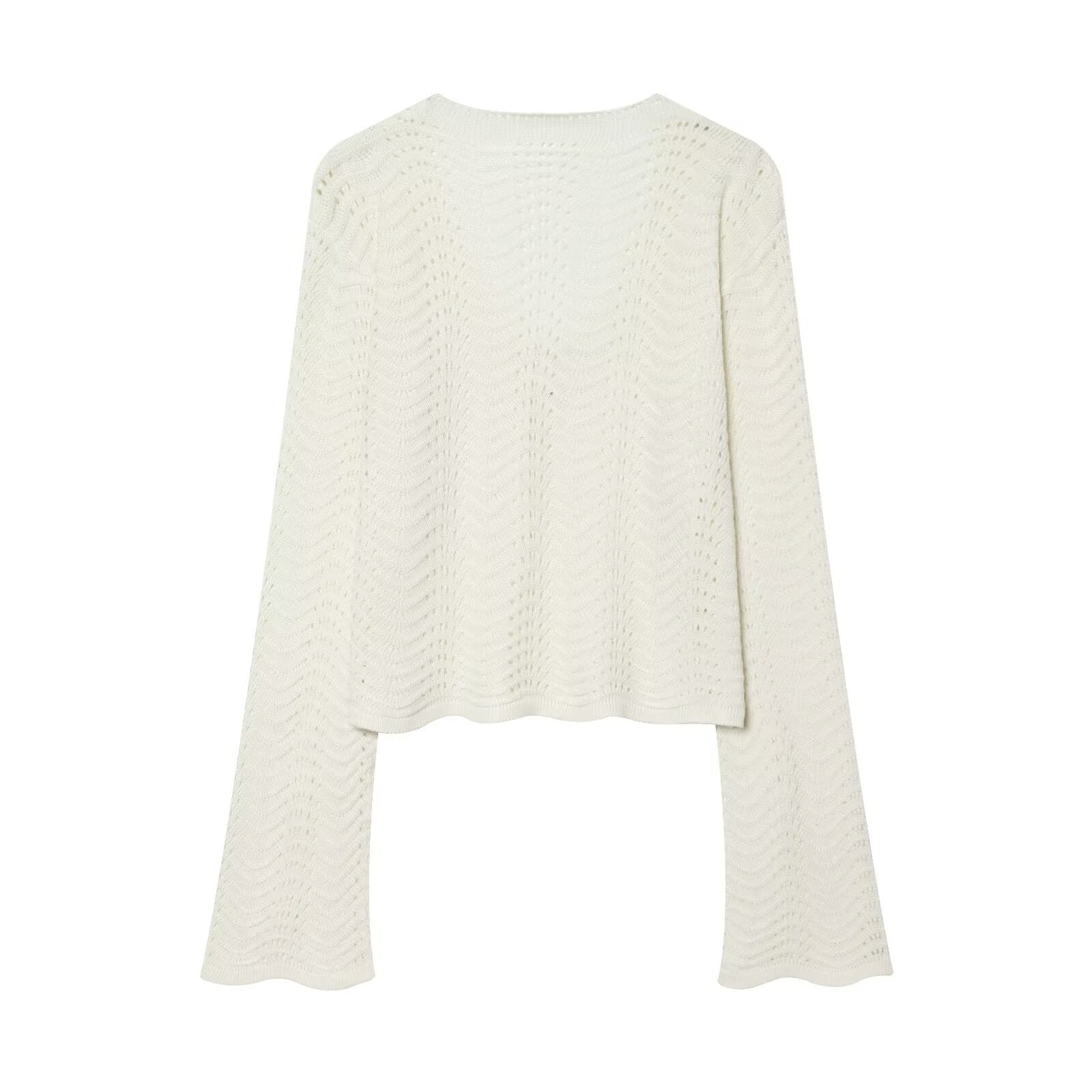 Commuting style elegant knitted long sleeved+skirt set