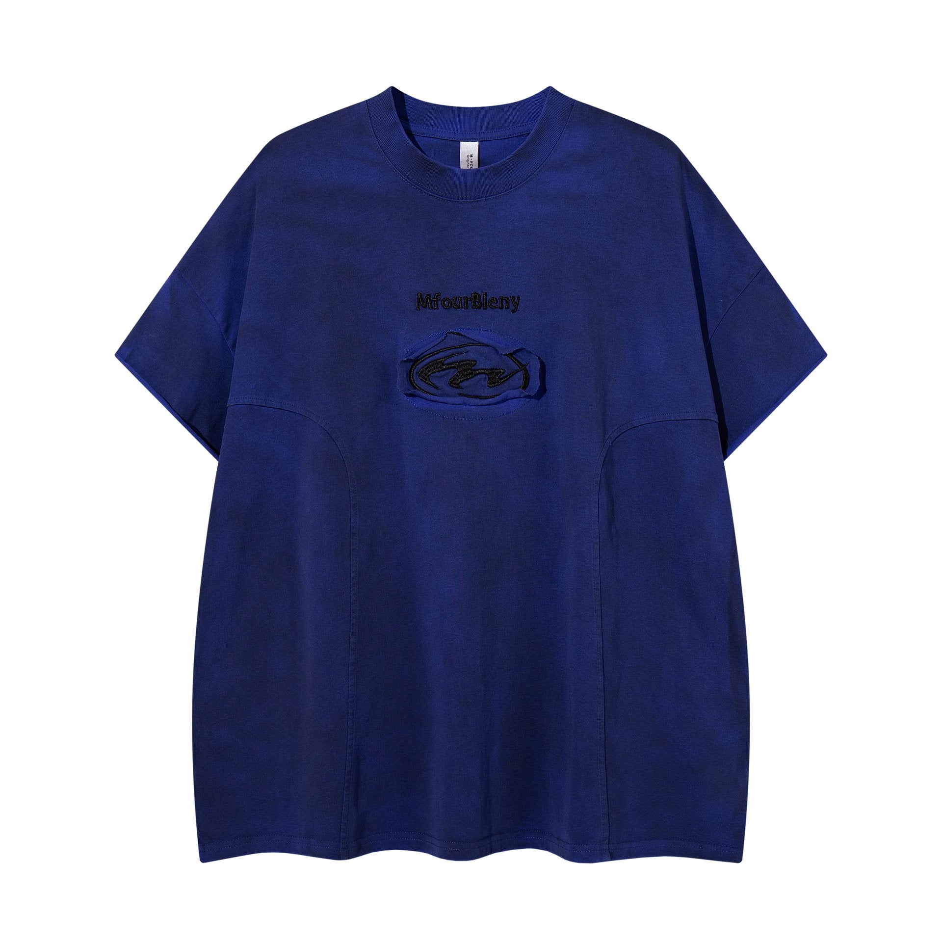 Tie dye embroidery to make old short sleeves