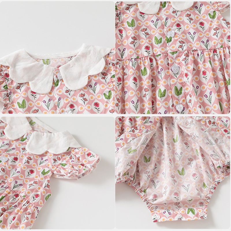 Collar loose jumpsuit