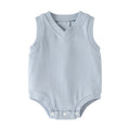 Sleeveless V-neck jumpsuit