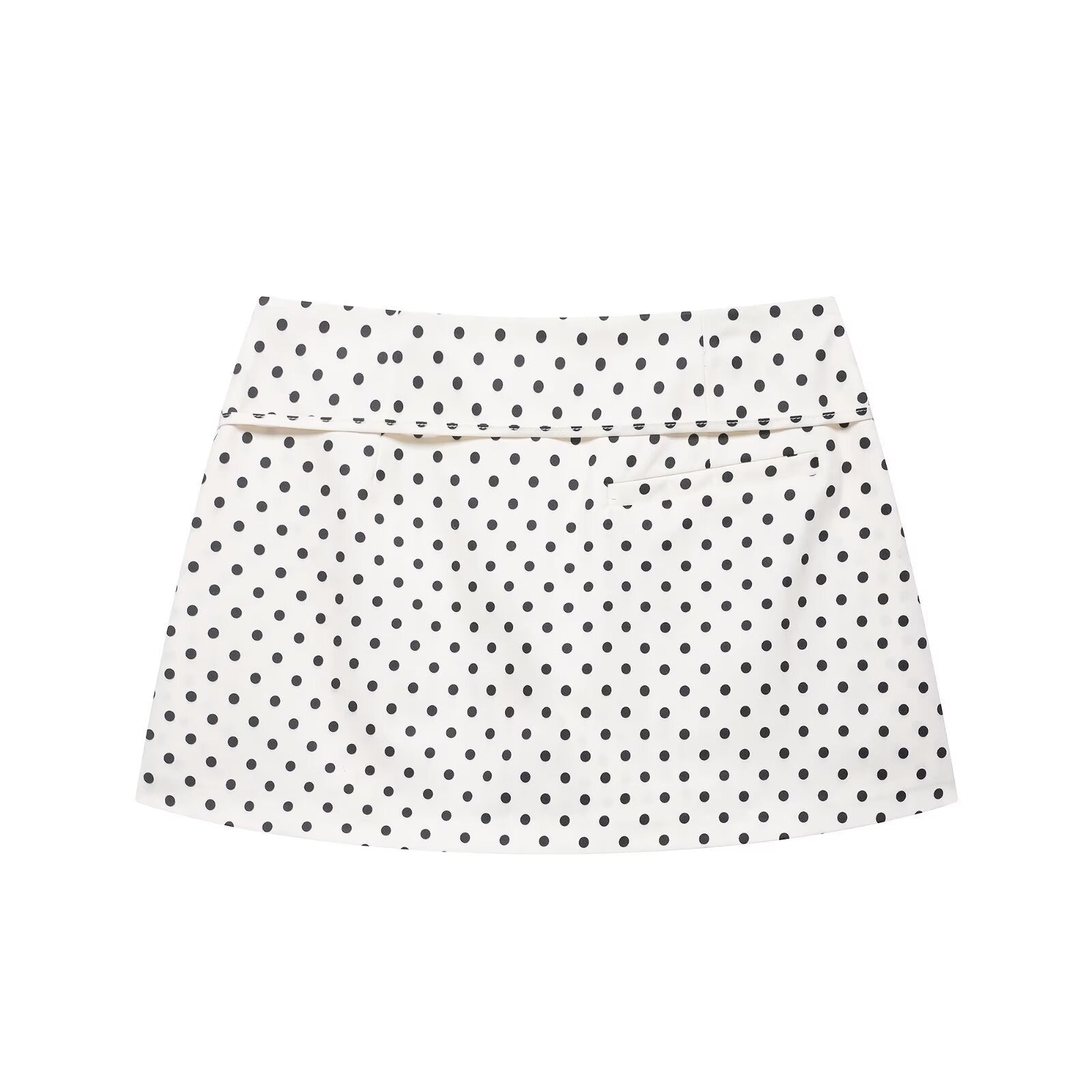 Spicy girl with belt polka dot versatile skirt pants