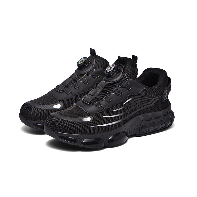 Mesh Knit Safety Work Shoes, Breathable and Comfortable, Puncture-Resistant Protective Footwear