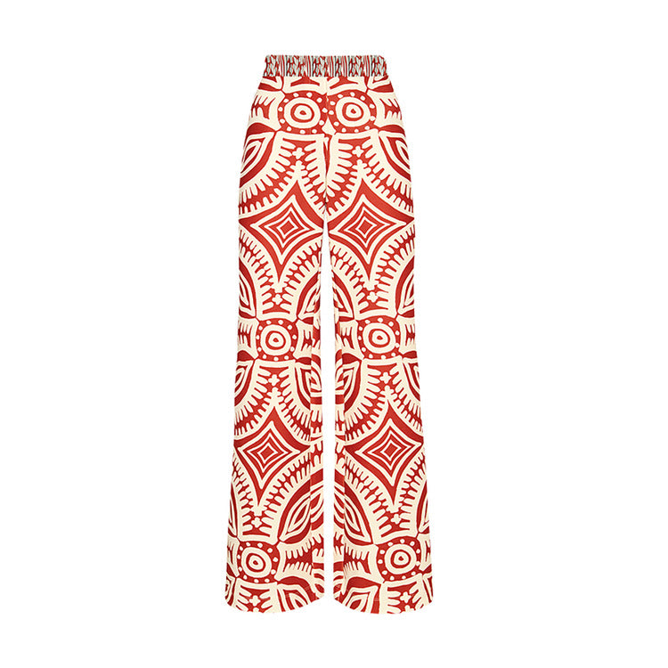 Off-Shoulder One-Piece Swimsuit for Women with Beach Pants