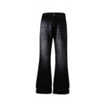 Street Style Slim Fit Flared Denim Pants for Men