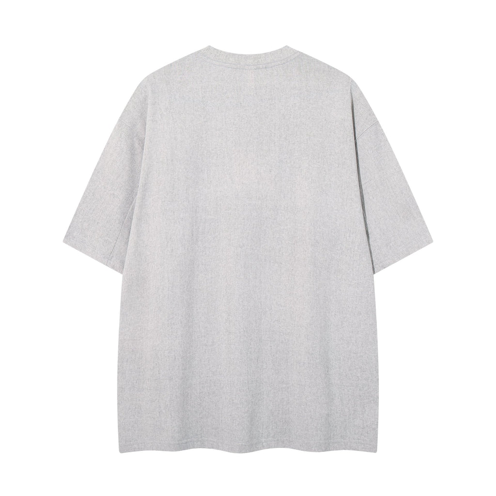 Digital stamp printed short sleeves
