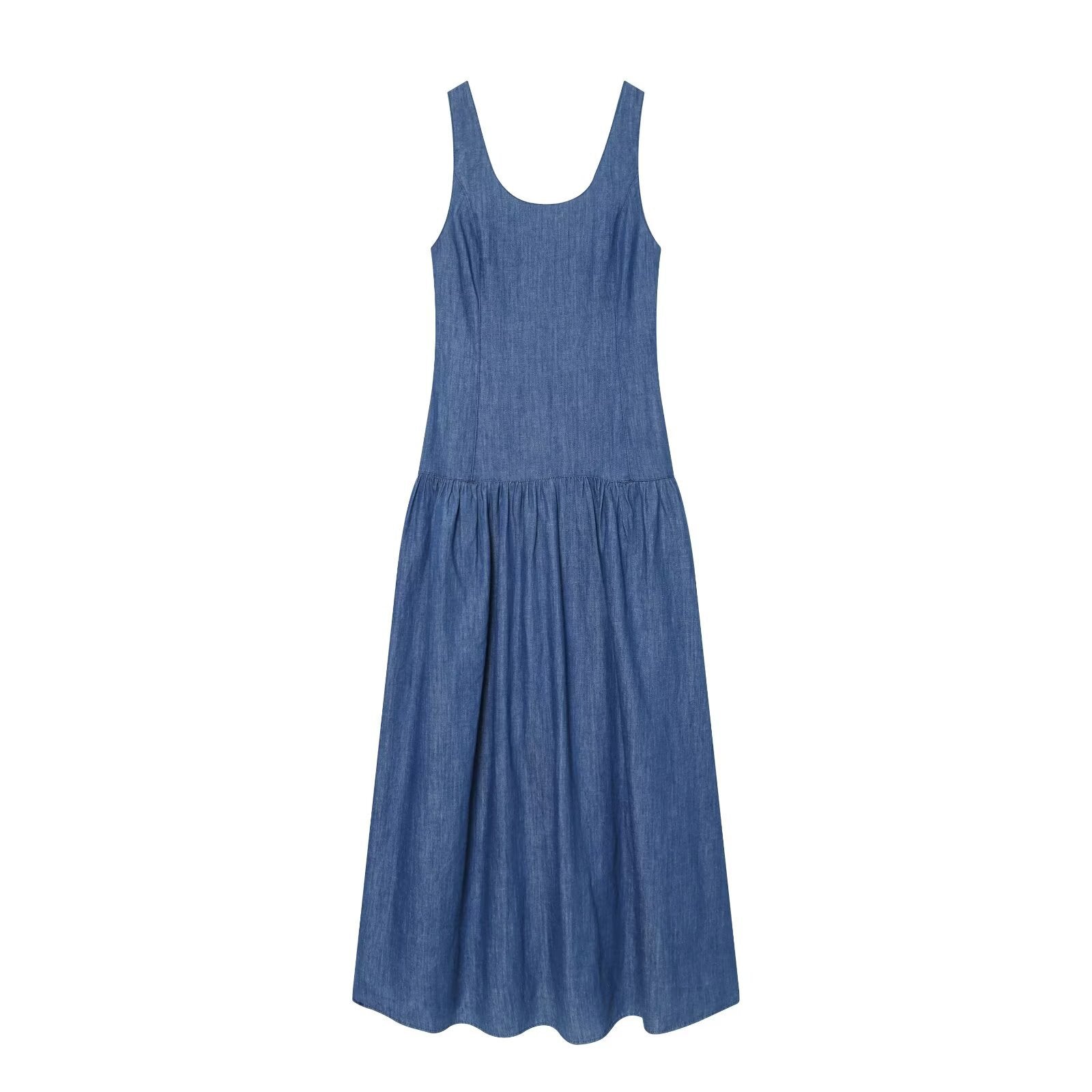 Stacked decorative MIDI camisole dress