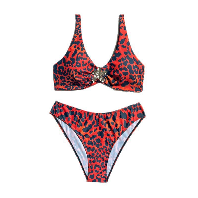 Sexy Leopard Print Bikini Swimwear for Women