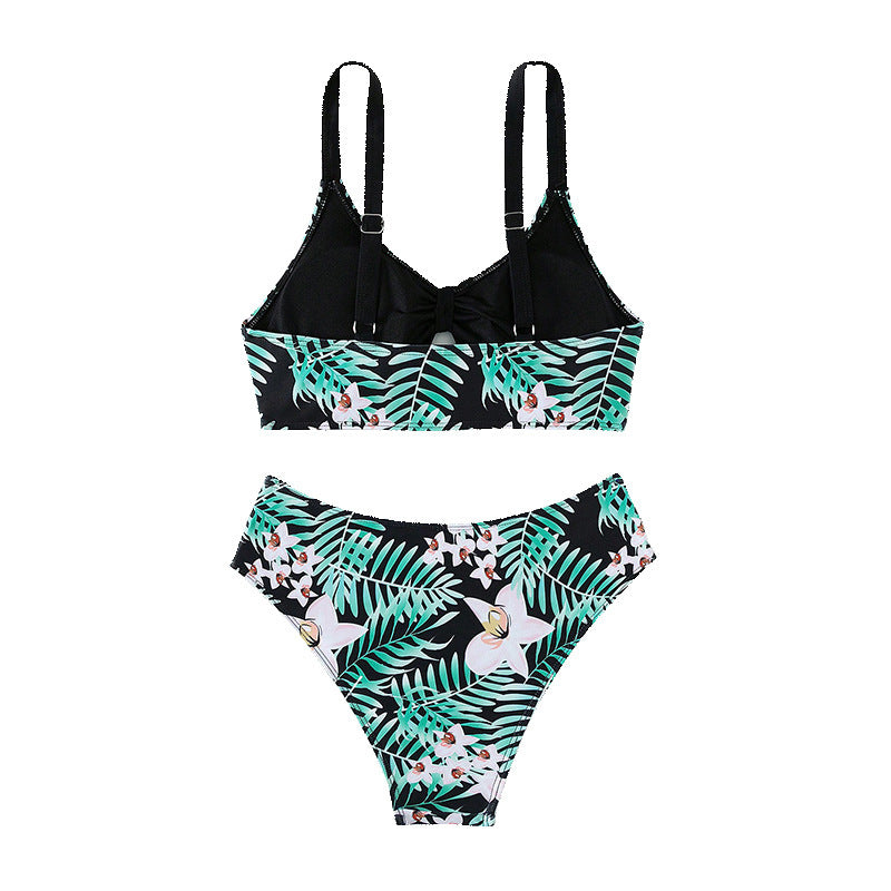 Printed Bikini Swimwear for Women, Strap Bikini Set, Wholesale
