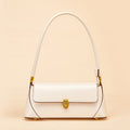 Small French baguette bag women's genuine leather net celebrity underarm bag summer French shoulder bag genuine leather women's bag