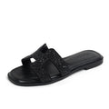 Color-block Slides for Women,Beach Travel Shoes