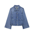 Street short denim jacket for summer