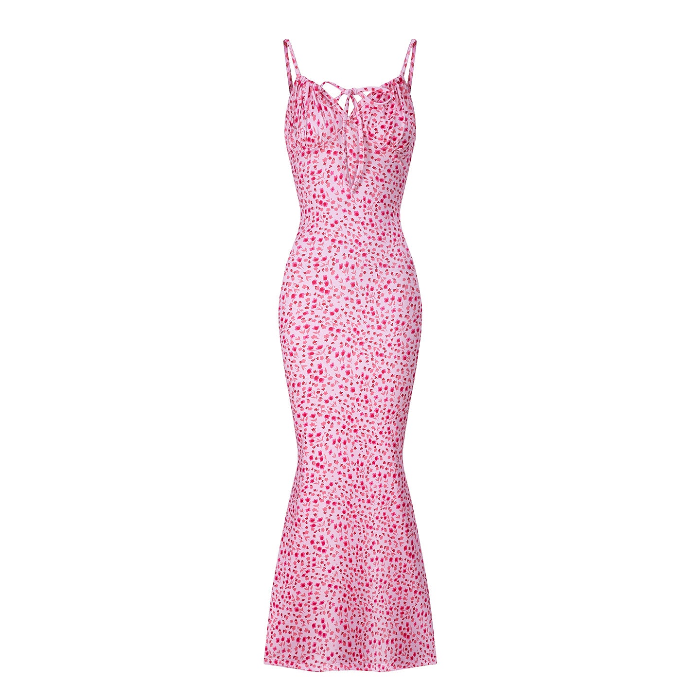 Floral spaghetti strap dress